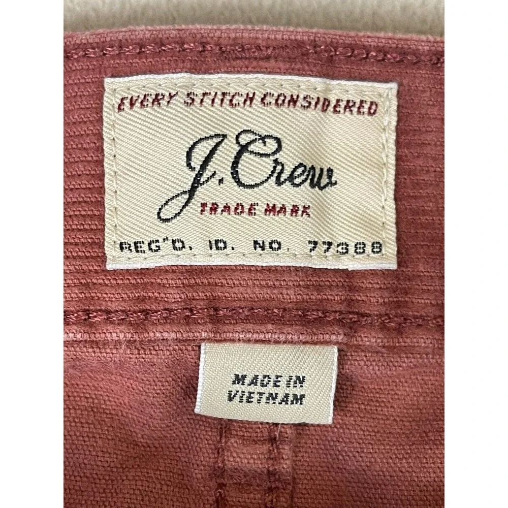 J Crew Pants Adult‎ 32x30 Brown Corduroy Straight Leg Western Mid Rise Mens